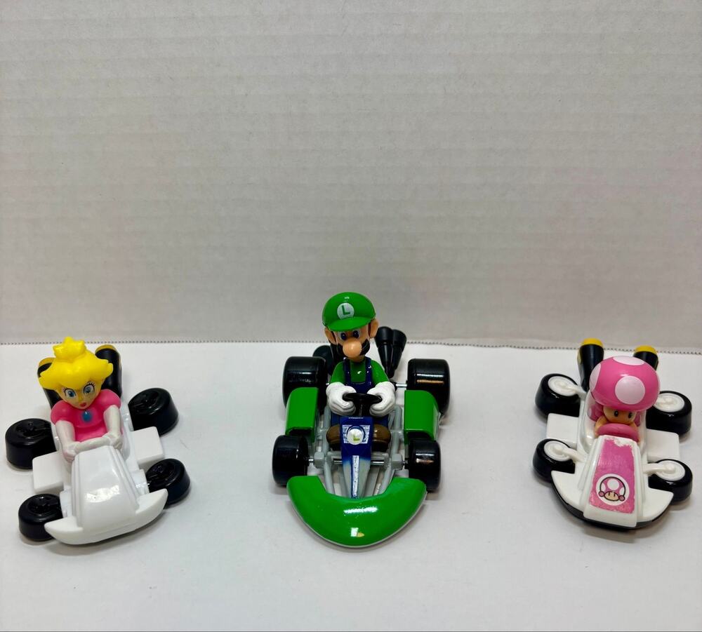 Mario Kart Racers Figure Cars Lot